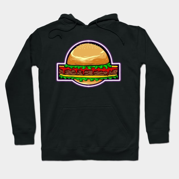 burger park Hoodie by spoilerinc